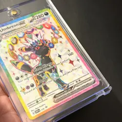 UMBREON Ex 176 Pokemon TCG Prismatic Evolutions - Black Star Promo NM - Image 3
