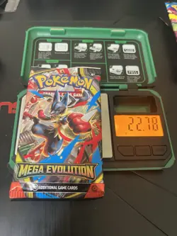EXTREMELY HEAVY Pokemon Mega Evolution Factory Sealed Booster Pack 22.78g #3 - Image 1