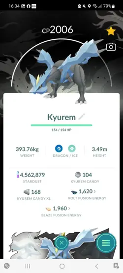 Pokemon Go Legendary Kyurem ( Normal ) ( Background) - Image 1