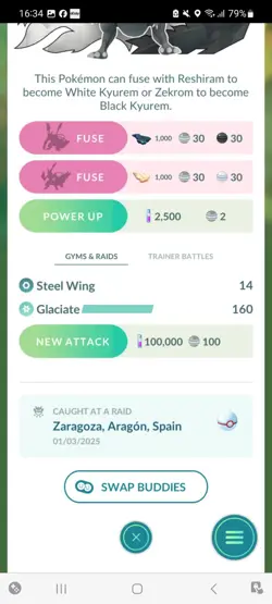 Pokemon Go Legendary Kyurem ( Normal ) ( Background) - Image 2