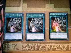 YUGIOH 3X RETURN OF THE DRAGON LORDS SR02-EN025 SUPER 1ST ED NM - Image 1