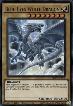 Blue-Eyes White Dragon Ltd Ed Ultra Rare MVP1-ENSV4 Yu-Gi-Oh! - Image 1