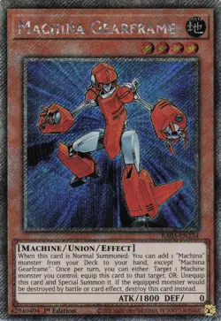Yugioh Machina Gearframe RA03-EN234 - Platinum Secret Rare - Image 1