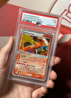 CHARIZARD EX 105/112 EX FireRed & LeafGreen PSA 1 PR NEW CERT Pokemon TCG card - Image 2
