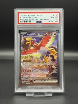 Ho-Oh Ex 230/182 PSA 10 Destined Rivals Pokemon Card - Image 1