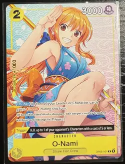 O-Nami (Welcome Pack Vol. 2) (LP)- One Piece Promotion Cards (OP-PR) READ BELOW - Image 1