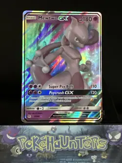 Pokemon Card Mewtwo GX 31/68 Rare Holo Card Hidden Fates Near Mint - Image 1
