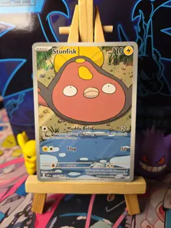 Stunfisk 118/086 Illustration Rare White Flare Pokemon Card IR English - Image 1