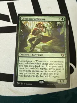 Composer of Spring #739 Commander Masters CMM Magic: The Gathering Card - Image 3
