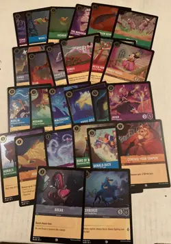 Lorcana Instant Collection 500 Cards included Foils (read Description) - Image 1