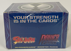 Spawn Power Cardz TCG Sealed Booster Box 36 Packs Caliber Trading Cards 1995 New - Image 3