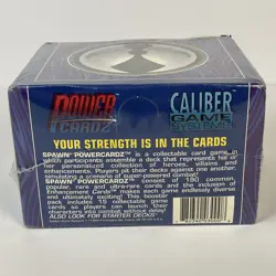 Spawn Power Cardz TCG Sealed Booster Box 36 Packs Caliber Trading Cards 1995 New - Image 5