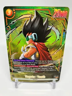 Vegeta Youth FB08-092 Alternate Art Saiyan's Pride Dragon Ball English Card - Image 1