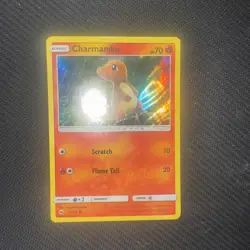 Charmander 18/147 - Burning Shadows (2017) - Cosmos Holo - Pokemon Card - NM - Image 1