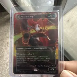 Magic: The Gathering TLA Avatar Aang Legendary Creature (RAISED FOIL) - Image 1