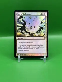 Zendikar MTG Foil Day of Judgment Magic, Lightly Played - Image 1