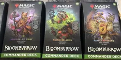 Bloomburrow Commander Deck Display Magic the Gathering Set Of 4- Sealed Case - Image 1