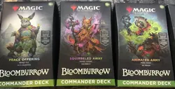 Bloomburrow Commander Deck Display Magic the Gathering Set Of 4- Sealed Case - Image 2