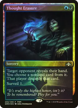 MTG FOIL Thought Erasure (FNM) - Promo #FNM_GRN_206 - Image 1