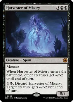 MTG Harvester of Misery, NM-Mint, English Outlaws of Thunder Junction: The Big S - Image 1