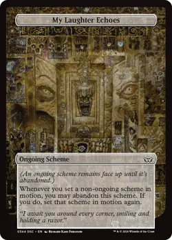 MTG My Laughter Echoes - Duskmourn: House of Horrors Commander Archenemy #344 - Image 1