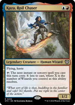 MTG Kaza, Roil Chaser - Outlaws of Thunder Junction Commander #232 - Image 1