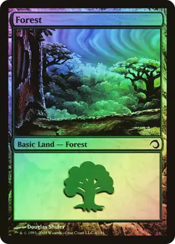 MTG FOIL Forest - Premium Deck Series: Slivers #41 - Image 1