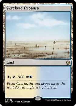 MTG Skycloud Expanse - Bloomburrow Commander #332 - Image 1