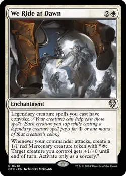 MTG We Ride at Dawn - Outlaws of Thunder Junction Commander #012 - Image 1