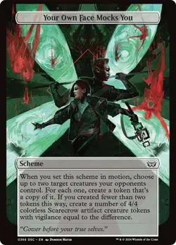 MTG Your Own Face Mocks You - Duskmourn: House of Horrors Commander Archenemy - Image 1