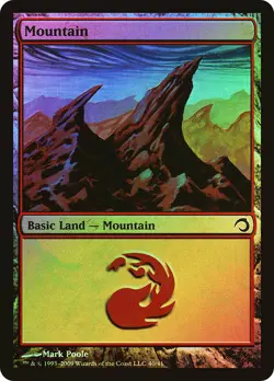 MTG FOIL Mountain - Premium Deck Series: Slivers #40 - Image 1