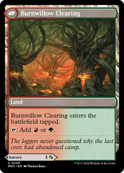 MTG Stump Stomp Burnwillow Clearing - Modern Horizons 3 #259 - Image 2