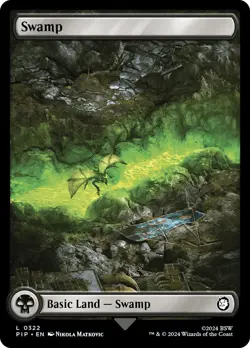 MTG Swamp 322 - Fallout Commander #322 - Image 1