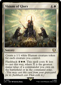 MTG Visions of Glory - The Lord of the Rings Commander #182 - Image 1