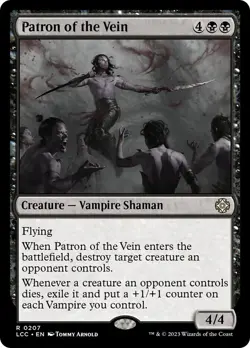 MTG Patron of the Vein - The Lost Caverns of Ixalan Commander #207 - Image 1