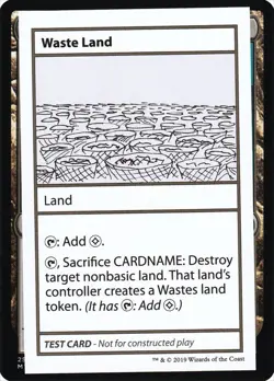 MTG Waste Land - Mystery Booster #121 - Image 1