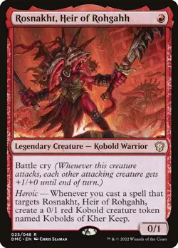 MTG Rosnakht, Heir of Rohgahh - Dominaria United Commander #025 - Image 1