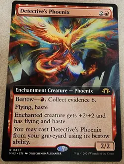 Detective's Phoenix - #457 Regular (Extended Art) - Modern Horizons 3 - Mtg - Image 1