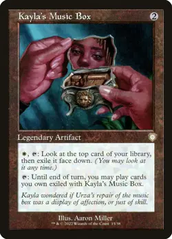 MTG Kayla's Music Box Retro Frame - The Brothers' War Commander #015 - Image 1