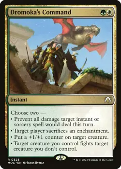 MTG Dromoka's Command - March of the Machine Commander #323 - Image 1