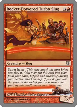 MTG Rocket-Powered Turbo Slug - Unhinged #87 - Image 1