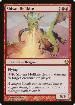 MTG Shivan Hellkite - Duel Decks: Knights vs. Dragons #60 - Image 1
