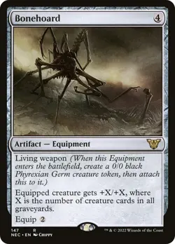 MTG Bonehoard - Kamigawa: Neon Dynasty Commander #147 - Image 1