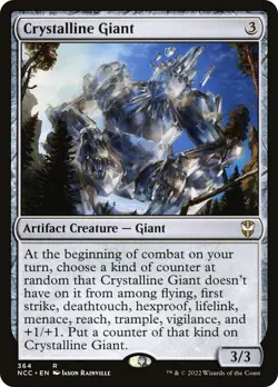 MTG Crystalline Giant - Streets of New Capenna Commander #364 - Image 1