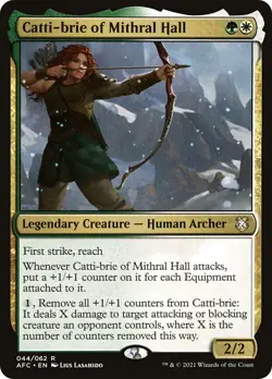 MTG Catti-brie of Mithral Hall - Adventures in the Forgotten Realms Commander - Image 1
