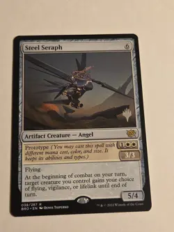 Steel Seraph X1 BRO MTG The Brothers' War PROMO Stamped - Image 1
