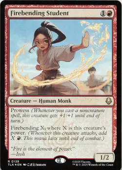 Firebending Student - FOIL - R Avatar: The Last Airbender 139 - MTG - Image 1