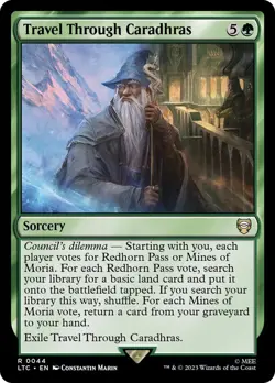 MTG Travel Through Caradhras - The Lord of the Rings Commander #044 - Image 1