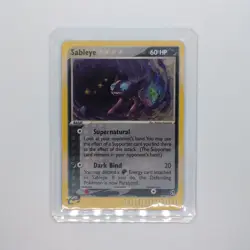 Pokemon TCG Sableye 10/100 EX Sandstorm Holo Ultra Rare 2003 NM Condition - Image 1