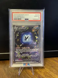 Lumineon v GG39/GG70 Crown Zenith Full Art Holo Foil 2023 Pokemon Card PSA 10 - Image 1